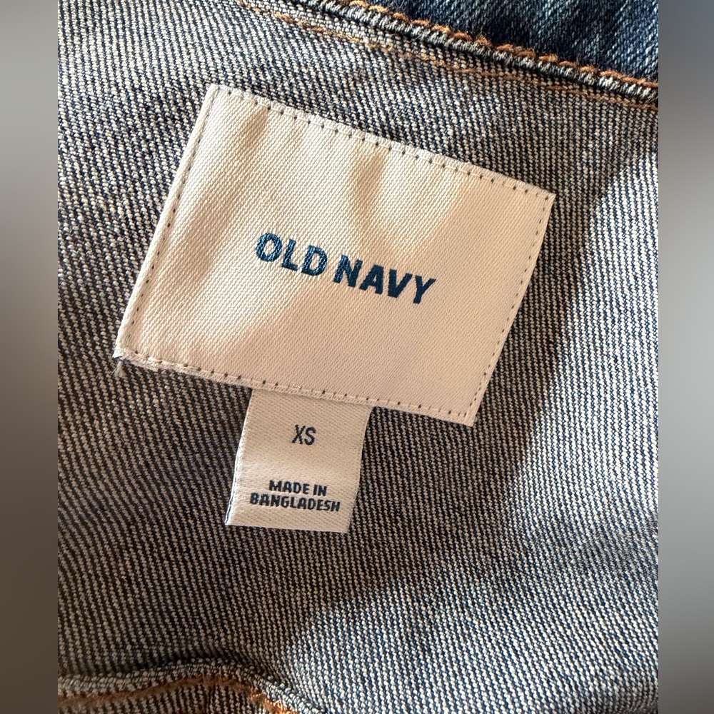 Old Navy Women’s XS Blue Denim Jacket Like New - Picture 2 of 5